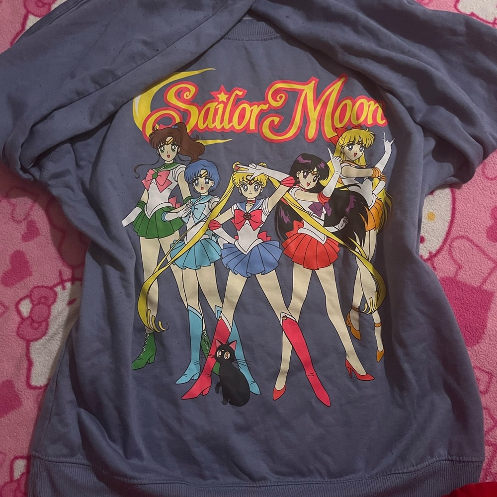 Sailor Moon Graphic Sweatshirt - Blue